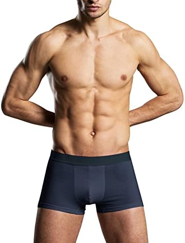 Boxers para homens coloridas boxer de cintura masticidade elástica confortável roupas íntimas sólidas roupas íntimas masculinas