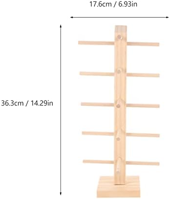 Bandejas decorativas de cabilock Stand Stand Stand Display: óculos Óculos Riser Riser 5 Tier Glass Sunglasses Rack Eyewear Organizador