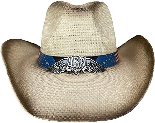 Western Outback cowboy chapéu de cowboy masculino em estilo feminino