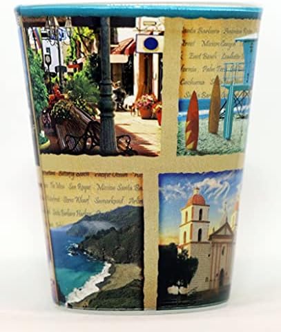 Santa Barbara California Scrapbook Shot Glass