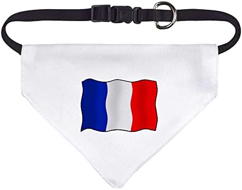Pequeno cachorro/bandeira da bandeira francesa '/gato/petão