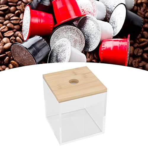 Portador de gorjeta de café Serlium, cápsulas de café com tampa de copo de copo de copo de cofre de cofre cápsula de café roteador de cápsulas de café