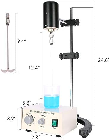 Vonoya Electric Overhead Agither, Digital Auto Spirrador com configuração de tempo e ajuste de velocidade, 0-3000 rpm, misturador