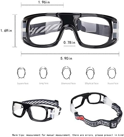 Óculos de óculos Soogree para homens de basquete masculino anti nevoeiro protetora óculos de proteção