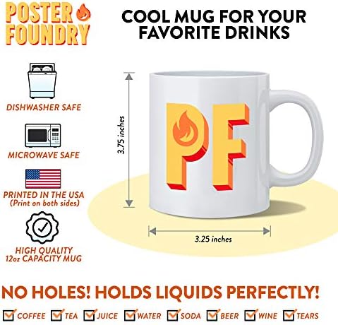 Poster Foundry vou estar lá para sua música Retro 90s Famous motivacional citação inspiradora de café cerâmica caneca de chá