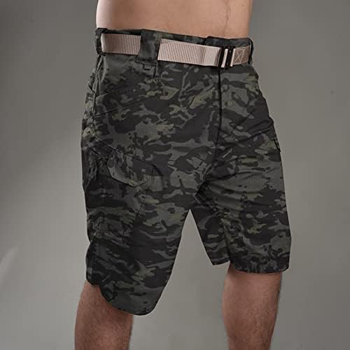 Ticcoy shorts táticos masculinos Camuflagem ao ar livre Rip Stop Stop Militar