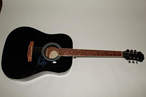 Chad Kroeger assinou o Autograph Gibson Epiphone Acoustic Guitar - Nicklenback JSA