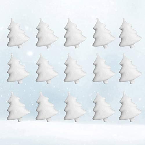 Formas de espuma de árvore de Natal DIY 24pcs Decorações penduradas de Natal Mini árvore de espuma de espuma de espuma de espuma