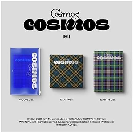 Ikon B.I Cosmos Half Album Contents+Poster+Mensagem Conjunto de Fotocard+Rastreamento KPOP selado