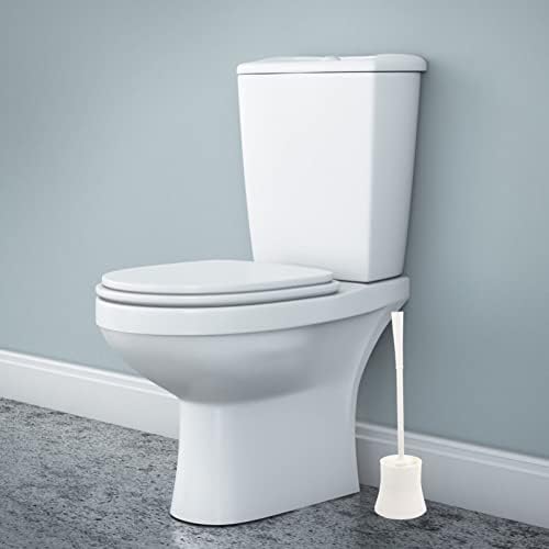Escova de limpeza de limpeza de banheiros e suporte para banheiros e escova de limpeza do banheiro escova de limpeza do banheiro com suporte de caddy de armazenamento para banheiros de banheiro de limpeza fácil de limpeza de limpeza