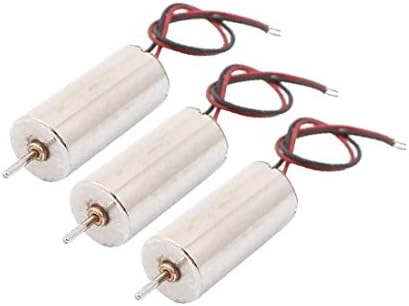 X-Dree 3pcs DC1.5-4.5V 50000rpm 2 fios Motor de alta velocidade para modelos RC Toys (3pcs DC1.5-4.5V 50000 rpm 2 Fili Ad