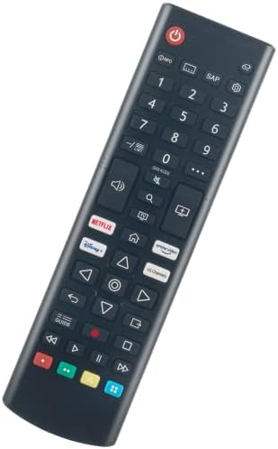 AKB76037601 Replace Remote Control fit for LG TV 32LM627BPUA 32LM637BPUB 43UP8000PUR 43UP7000PUA 50UP8000PUR 50UP7670PUC