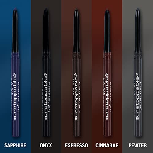 Maybelline Imacppable Water impermeável delineador marrom mecânico, café expresso, 1 contagem