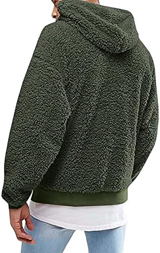 Hoodies para homens, capuz casual masculino de manga comprida camisa de camisa de pelúcia