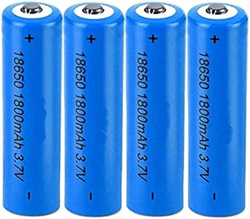 Baterias recarregáveis ​​de Morbex, bateria de Íon de 3,7V de Íon de 1800mAh Bateria de Bateria de Lítio de Capacidade total,