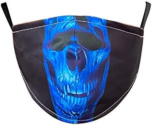 Halloween máscaras estampadas de reutilização lavável ao ar livre face_masks Proteção de impressão floral bocal_masks Multifuncional meia face
