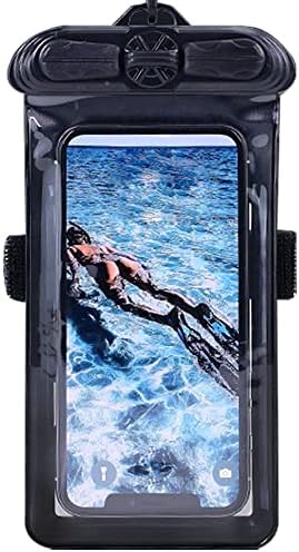 VAXSON Telefone Case Black, compatível com Google Pixel 2 Pixel2 Bolsa à prova d'água Bolsa seca [não filme de protetor de tela]