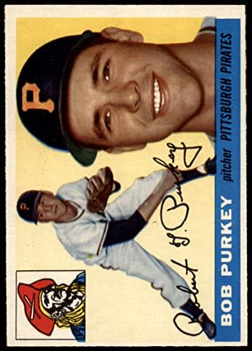 1955 Topps 118 Bob Purkey Pittsburgh piratas ex piratas