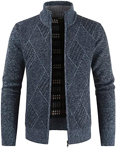 Jaquetas para homens casuais outono zíper de inverno suéteres stand colar cardigan tops blush jackets de camada de blusa