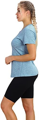 Treino IcyZone Excunhando camisetas para mulheres - Fitness Athletic Yoga Tops Exercícios Camisas de ginástica