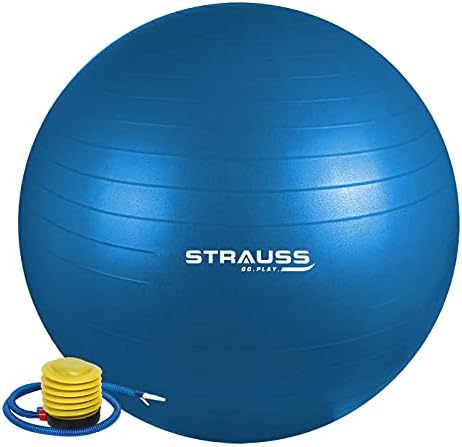 Strauss Anti Burst Gym Ball com bomba, 85cm