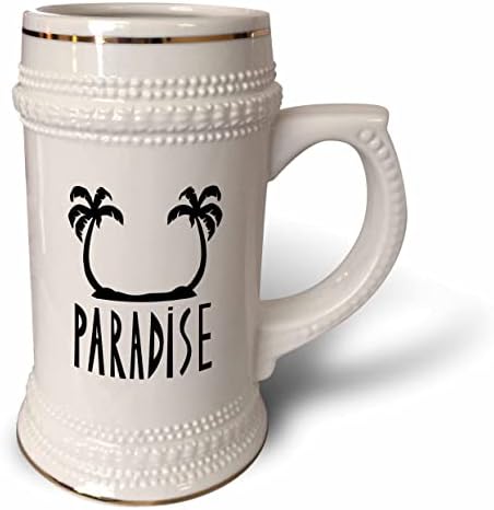 3drose 3drose - Rosette - verão - Paradise Summer Vibes - 22oz de caneca