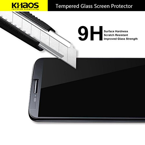 KHAOS para Apple iPhone X HD Protetor de tela de vidro temperado, com garantia de substituição ao longo da vida