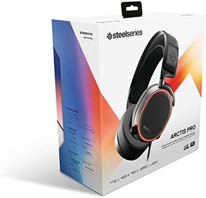 Steelseries Arctis Pro High Fidelity Gaming Headset - Hi -RES Speaker Drivers - DTS fone de ouvido: x v2.0, para PC, preto