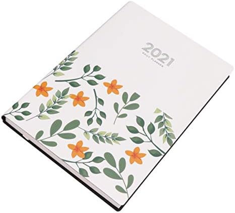 StoBok 3 peças 2021 Notebook diariamente 2021 Agenda Agenda Notebook mensal Pocket Planner Weekly Anual