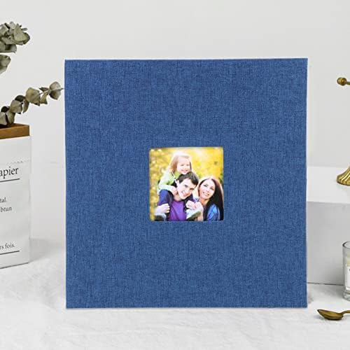Sewacc Baby Gifts Diy Scrapbook Foto Álbum Auto Adesivo Magnético Scrapbooking DIY Anniversary Memory Book com capa de linho para