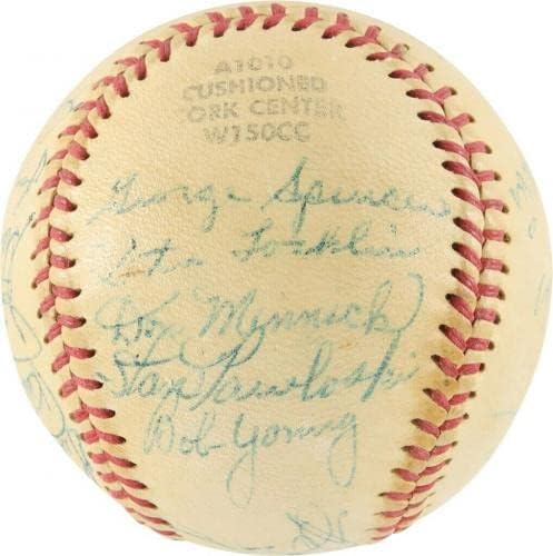 ROGER MARIS PRE ROOKIE 1956 Equipe de Indianapolis Indians assinou o DNA de beisebol PSA - Bolalls autografados