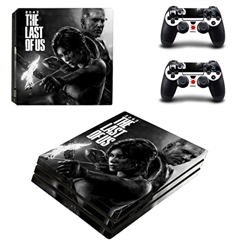 Joe The Last Joel de Ellie Us Tess Sarah PS4 ou PS5 Skin Stick para PlayStation 4 ou 5 Console e 2 controladores Decalque Vinil V14311