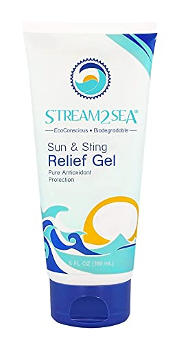 Stream2Sea SPF 30 Proteção solar esportiva & Sun & Sting Aloe Vera Gel Combo - Proteção natural para a pele e o corpo - Recife