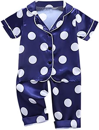 Pijama de meninos de criança de 18 meses roupas de bebê roupas de verão Button Down Down Tops