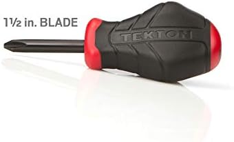 Tekton Stubby 2 Phillips High Torque Chave de fenda | Feito nos EUA | 26671