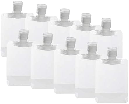 Maquiagem portátil de maquiagem de embalagem à prova de vazamento de bolsas de mata reabastecível garrafas de shampoo reutilizáveis