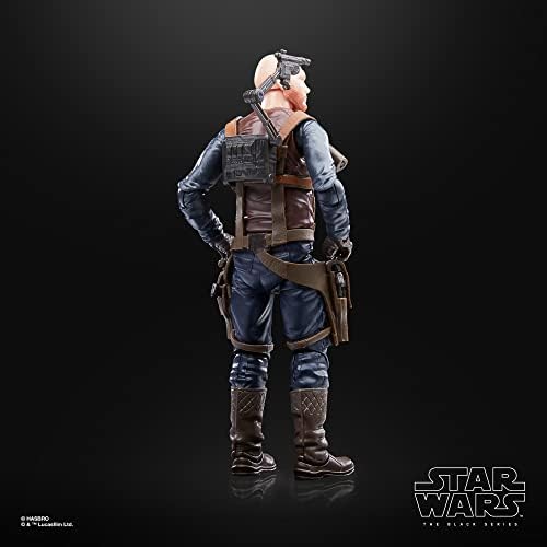 Star Wars the Black Series Migs Mayfeld Toy em escala de 6 polegadas A figura de ação colecionável mandaloriana, brinquedos