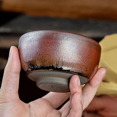Tarcha de jianzhan feita à mão, chinês jian ware kungfu jian zhan tea copo tigela, 80ml