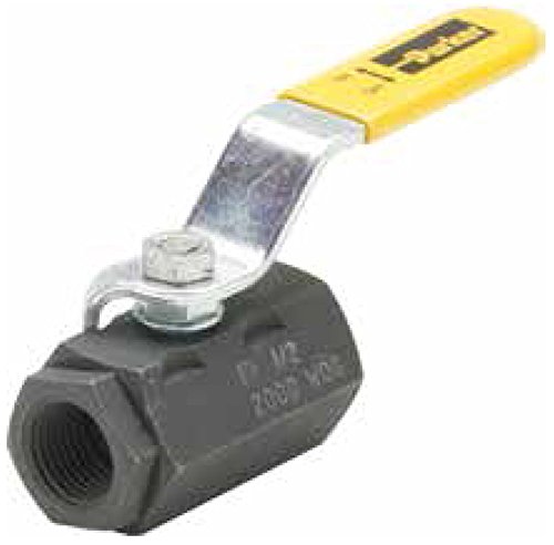 Parker Hannifin V500CS-12-PK20 Válvula de esfera industrial, vedação PTFE, 2000 psi, fio feminino de 3/4 fêmea x 3/4