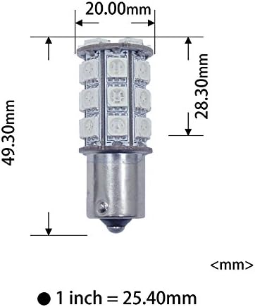 PA LED 2PCS 30SMD 1156 BA15S Purple Auto Bulb 12V para sinal de giro, marcador lateral, parada, traseira, luz traseira