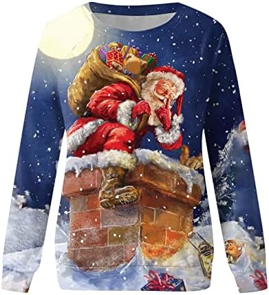Mulheres Christmas Fleece Sweaters