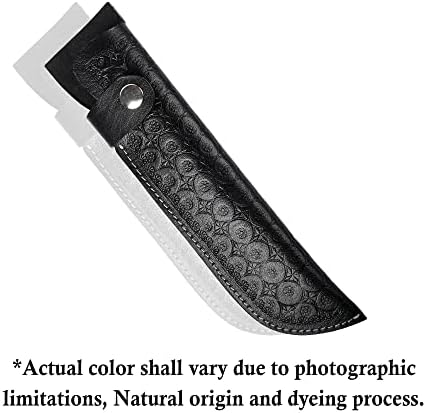 Hulara_genuine capa de couro artesanal bainhas de faca de couro real com lâmina de bolso de correia para o cinto de 4,7 Blade