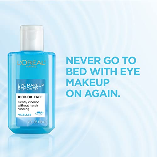 L'Oreal Paris Skincare Dermo-Expertise Removedor de maquiagem para olhos sem óleo, removedor de maquiagem para os olhos,