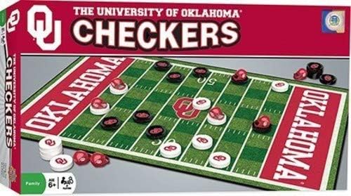 Game Family Game - NCAA Oklahoma Sooners Cheques - Oficialmente licenciado jogo de tabuleiro para crianças e adultos