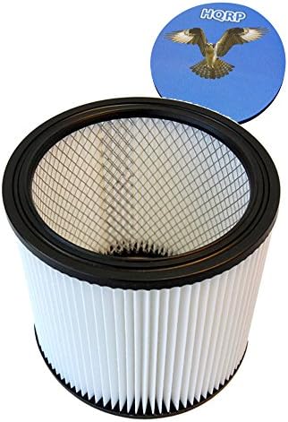 Filtro de cartucho HQRP Washable H12 Compatível com Shop-VAC 925-29-10/9252910, 960-98-10/9609810 Série industrial VAC + HQRP