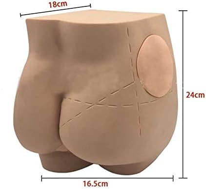 Modelo de prática de injeção de quadril WLKQ, modelo de ensino de manikin, modelo anatômico intramuscular vívido de quadril