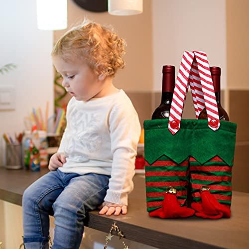 Calça de bolsa de pântalho de Natal de Natal uqiangy