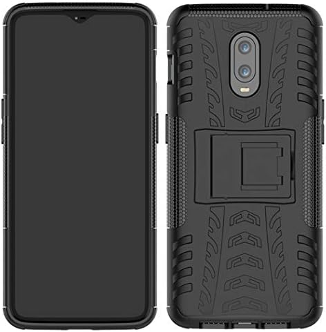 Caso Yerebel OnePlus 6T, um mais 6t, com tampa do pc kickstand PC traseiro TPU Soft TPU Dual Camada Tampa do telefone para OnePlus 6T