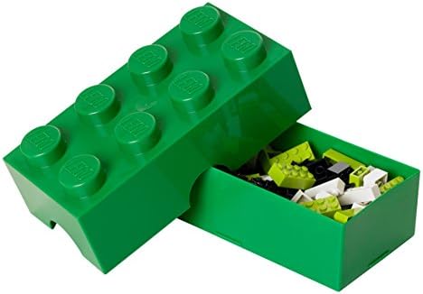 Quarto Copenhagen Lego Lanch Box, Green escuro - 200 x 100 x 75 mm