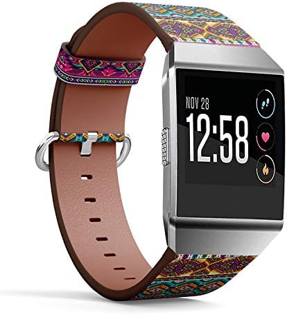 Cinta de pulseira de couro padronizada para fitbit iionic, a substituição de bandas de smartwatch smart ionic fitbit